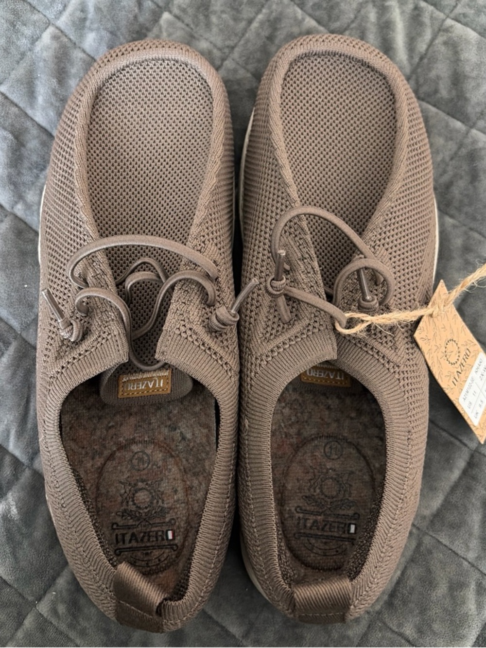 NEW Men's Itazero Pacato Loafer Shoes Khaki Slip-On Size 11 Khaki 2X-W